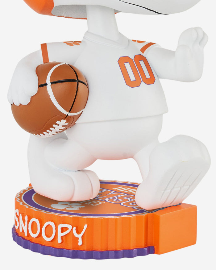 Clemson Tigers Snoopy Peanuts Bighead Bobblehead FOCO - FOCO.com