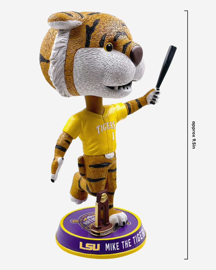 Mike the Tiger LSU Tigers 2023 Mens College World Series Champions Bighead Bobblehead FOCO - FOCO.com