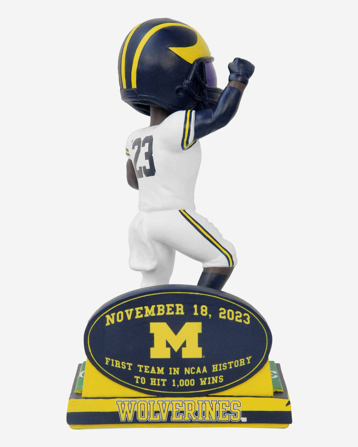Michigan Wolverines 1,000 Wins Bobblehead FOCO - FOCO.com