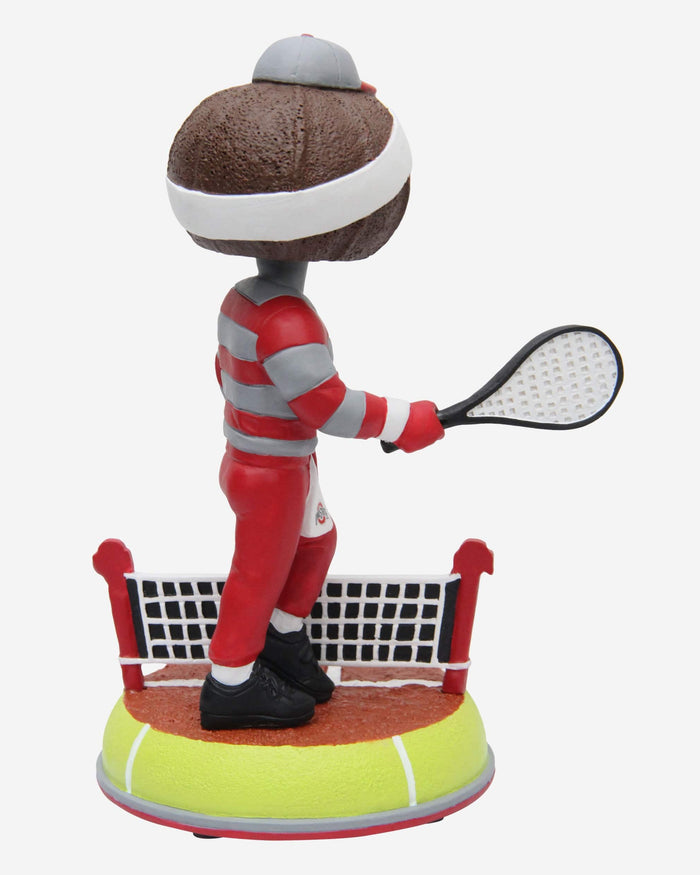 Brutus Buckeye Ohio State Buckeyes Tennis Mascot Bobblehead FOCO - FOCO.com