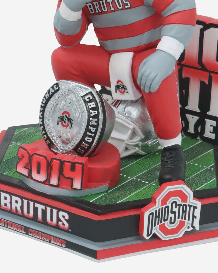 Brutus Buckeye Ohio State Football National Champions 2014 Decades Of Excellence Bobblehead FOCO - FOCO.com