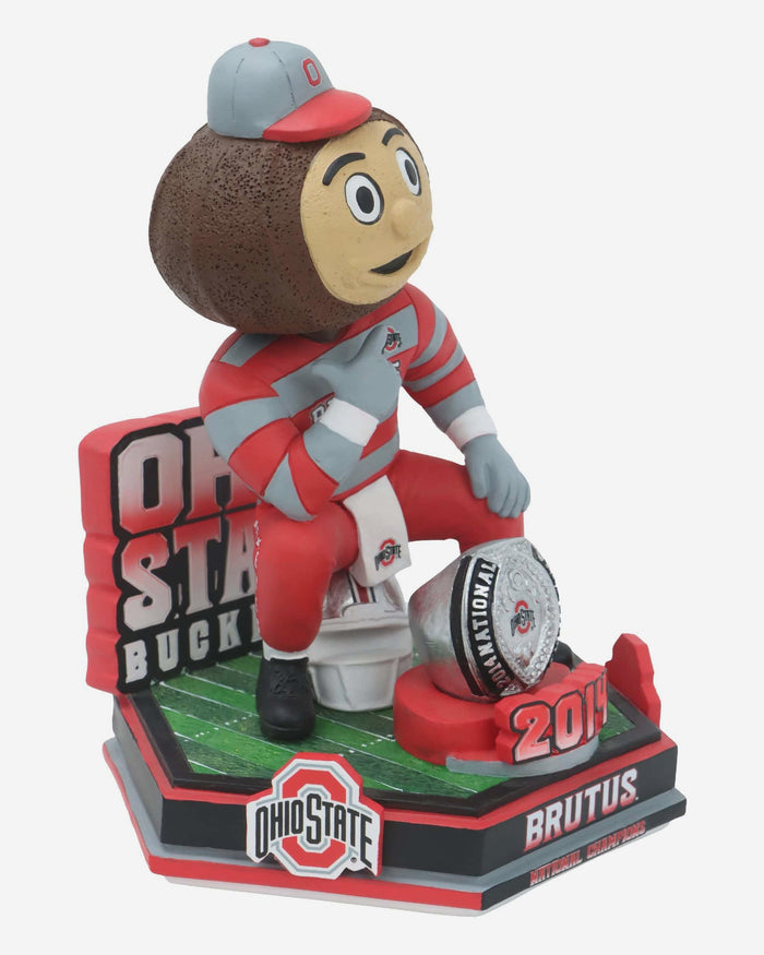 Brutus Buckeye Ohio State Football National Champions 2014 Decades Of Excellence Bobblehead FOCO - FOCO.com