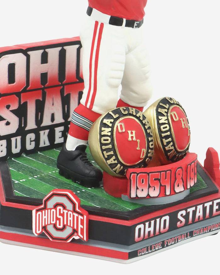 Ohio State Buckeyes Football National Champions 1954 & 1957 Decades Of Excellence Bobblehead FOCO - FOCO.com
