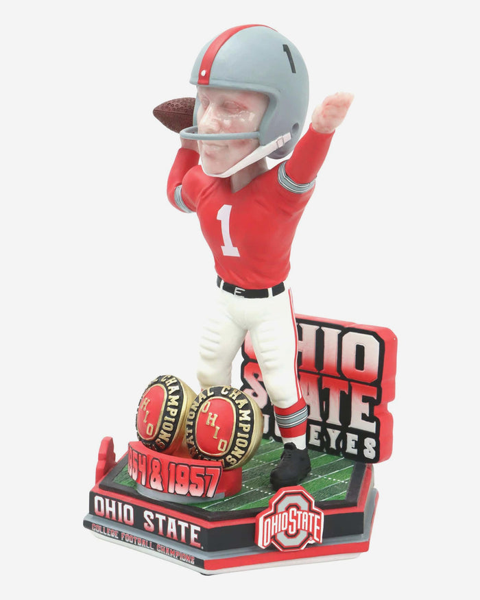 Ohio State Buckeyes Football National Champions 1954 & 1957 Decades Of Excellence Bobblehead FOCO - FOCO.com