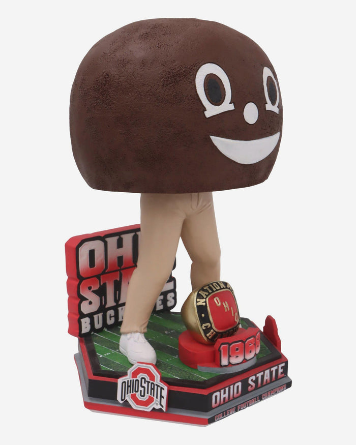 Brutus Buckeye Ohio State Football National Champions 1968 Decades Of Excellence Bobblehead FOCO - FOCO.com