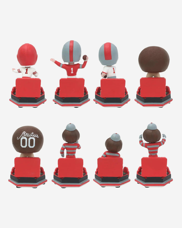 Brutus Buckeye Ohio State Buckeyes 2024 Football National Champions Decades of Excellence Mascot Mini Bobblehead Boxed Set FOCO - FOCO.com