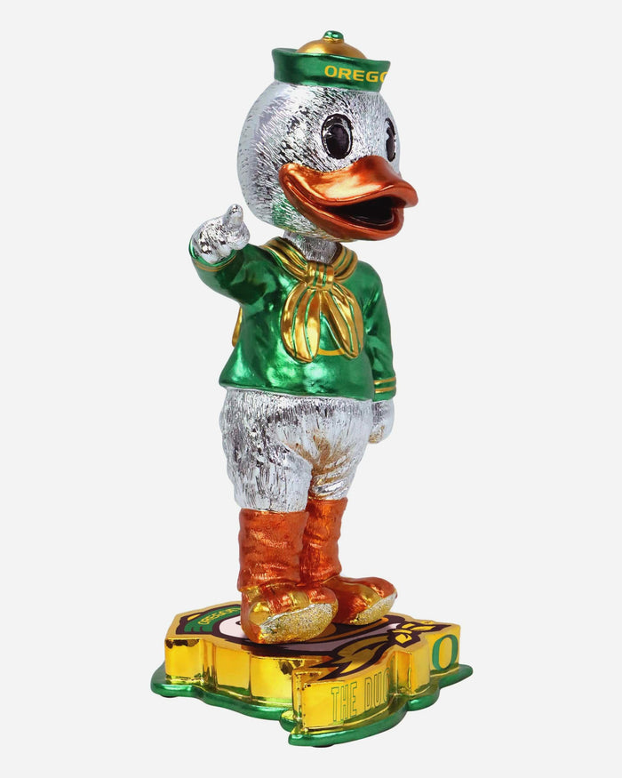 The Duck Oregon Ducks Electroplated Edition Bobblehead FOCO - FOCO.com