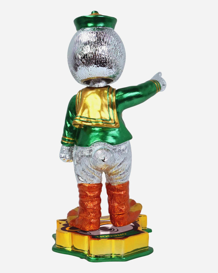 The Duck Oregon Ducks Electroplated Edition Bobblehead FOCO - FOCO.com