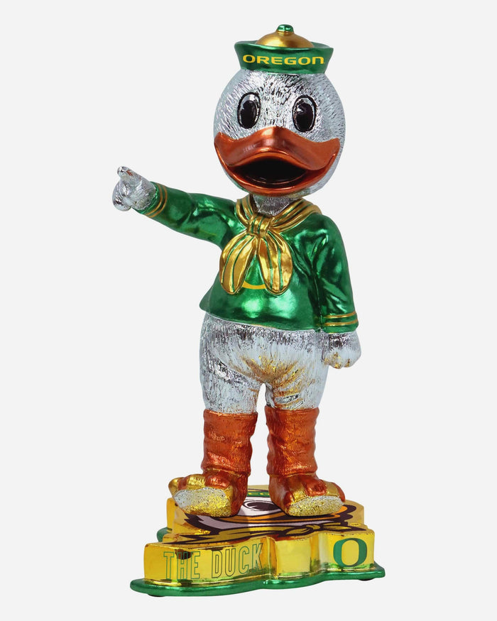 The Duck Oregon Ducks Electroplated Edition Bobblehead FOCO - FOCO.com