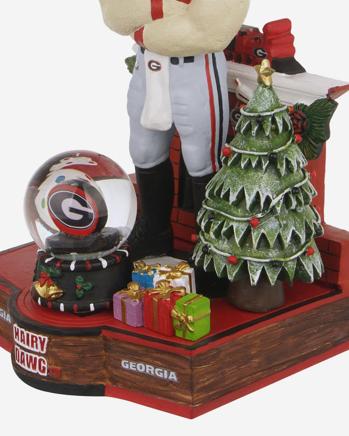 Hairy Dawg Georgia Bulldogs Snow Globe Mascot Bobblehead FOCO - FOCO.com