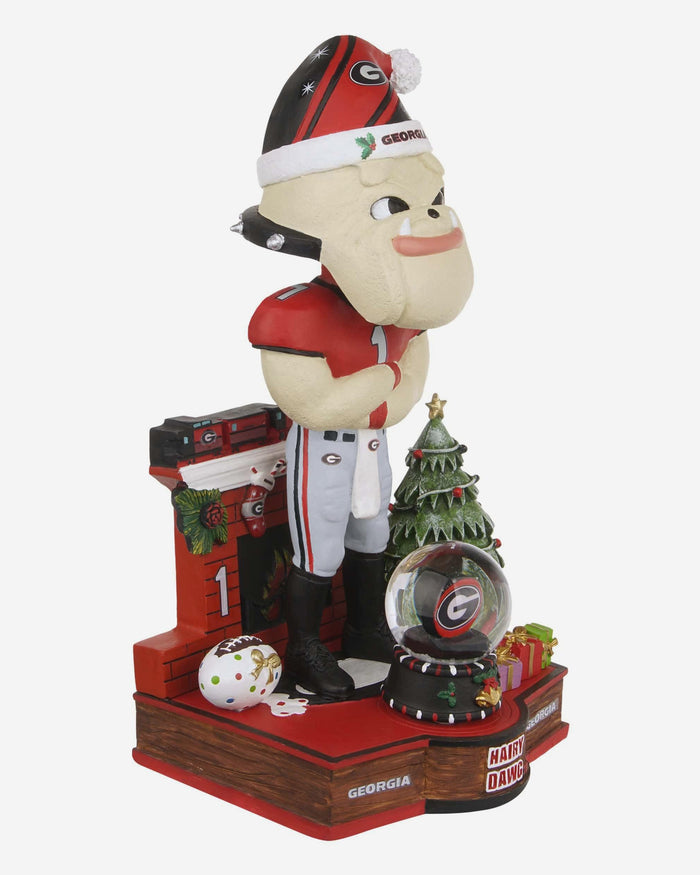 Hairy Dawg Georgia Bulldogs Snow Globe Mascot Bobblehead FOCO - FOCO.com