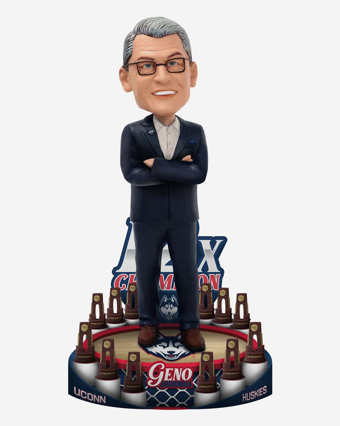 Geno Auriemma UConn Huskies 12X Champion Bobblehead FOCO - FOCO.com