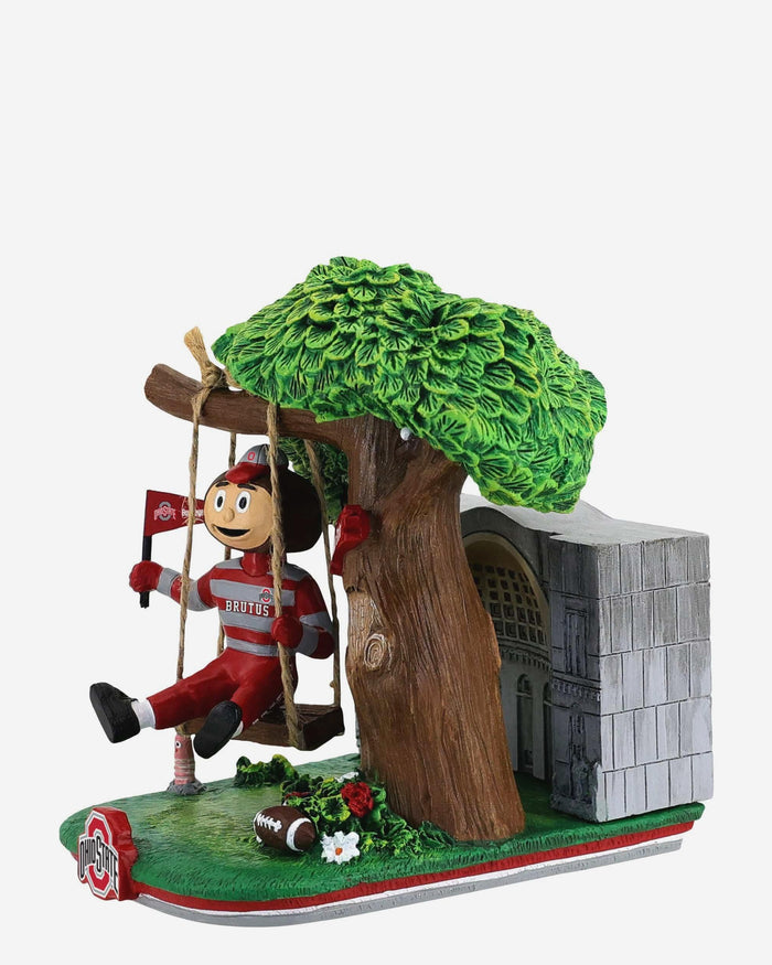 Brutus Buckeye Ohio State Buckeyes City Park Swing Mini Bobblehead FOCO - FOCO.com