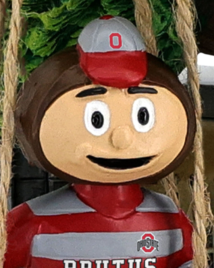 Brutus Buckeye Ohio State Buckeyes City Park Swing Mini Bobblehead FOCO - FOCO.com