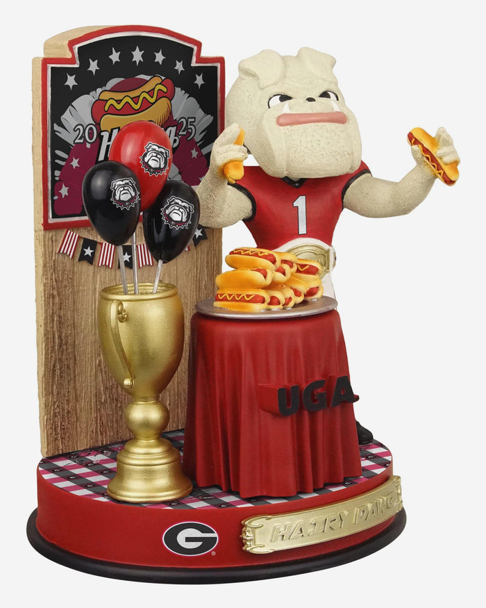 Hairy Dawg Georgia Bulldogs Hot Dog Eating Contest Bobblehead FOCO - FOCO.com