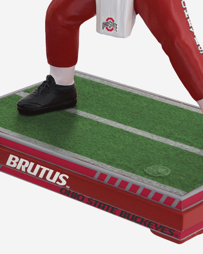Brutus Buckeye Ohio State Buckeyes Magnetized Magnetized Bobble Dubblz Mascot Bobblehead FOCO - FOCO.com