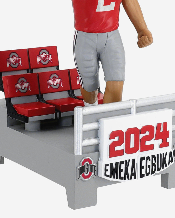 Emeka Egbuka Ohio State Buckeyes 2024 Banner Bobblehead FOCO - FOCO.com