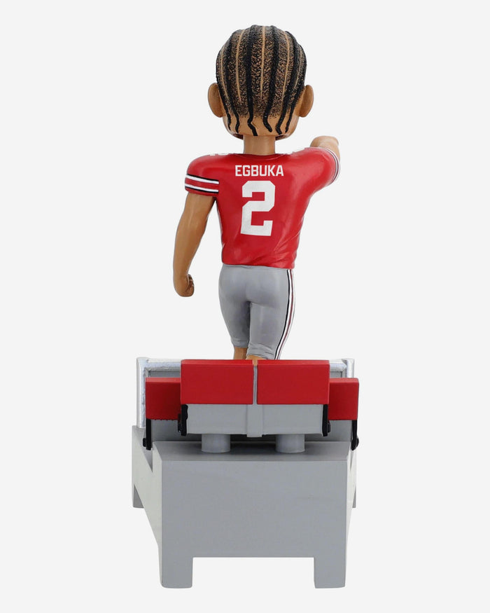 Emeka Egbuka Ohio State Buckeyes 2024 Banner Bobblehead FOCO - FOCO.com