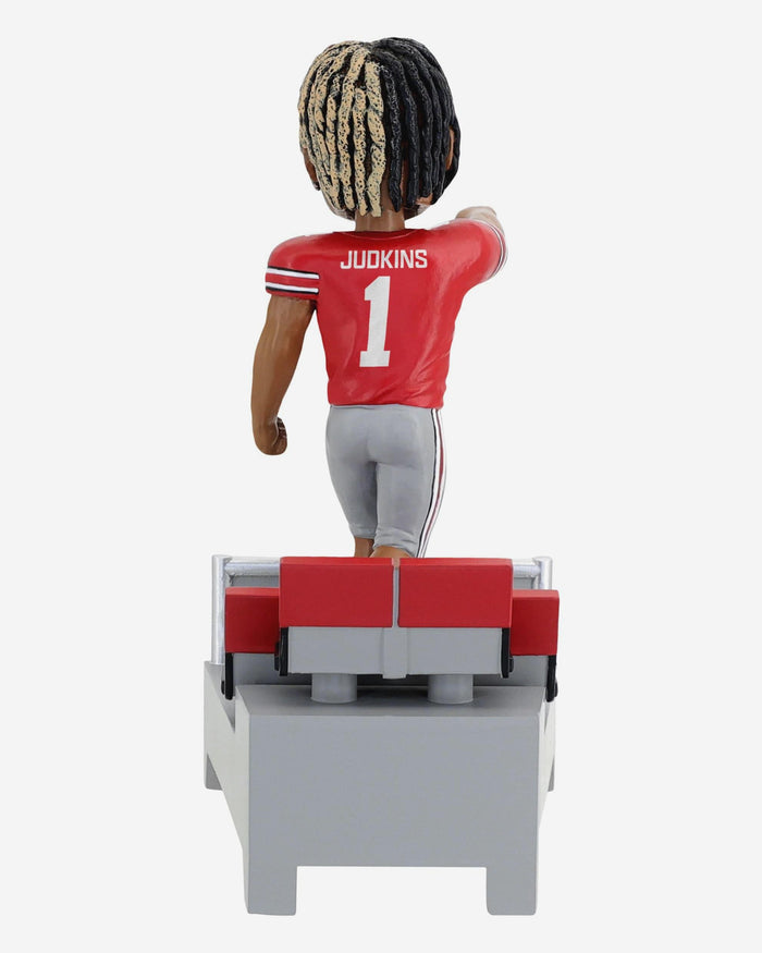 Quinshon Judkins Ohio State Buckeyes 2024 Banner Bobblehead FOCO - FOCO.com