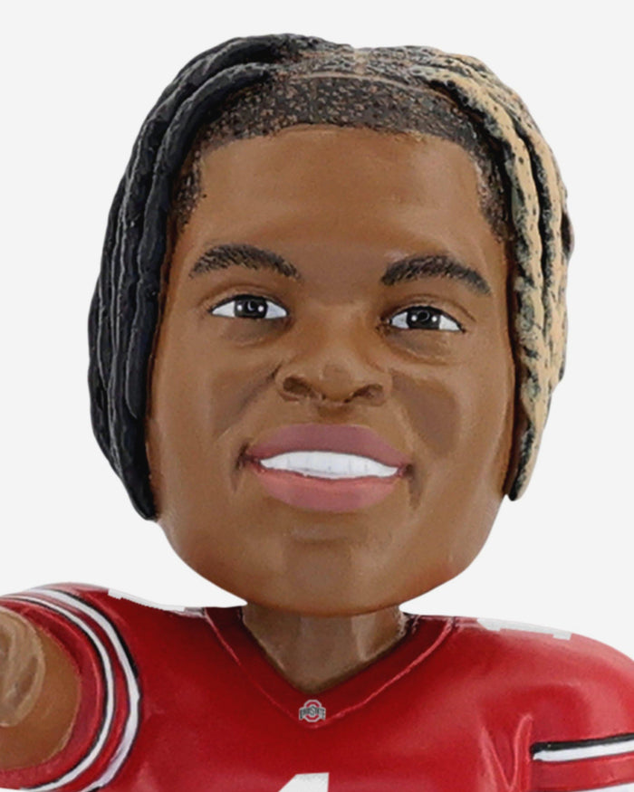 Quinshon Judkins Ohio State Buckeyes 2024 Banner Bobblehead FOCO - FOCO.com