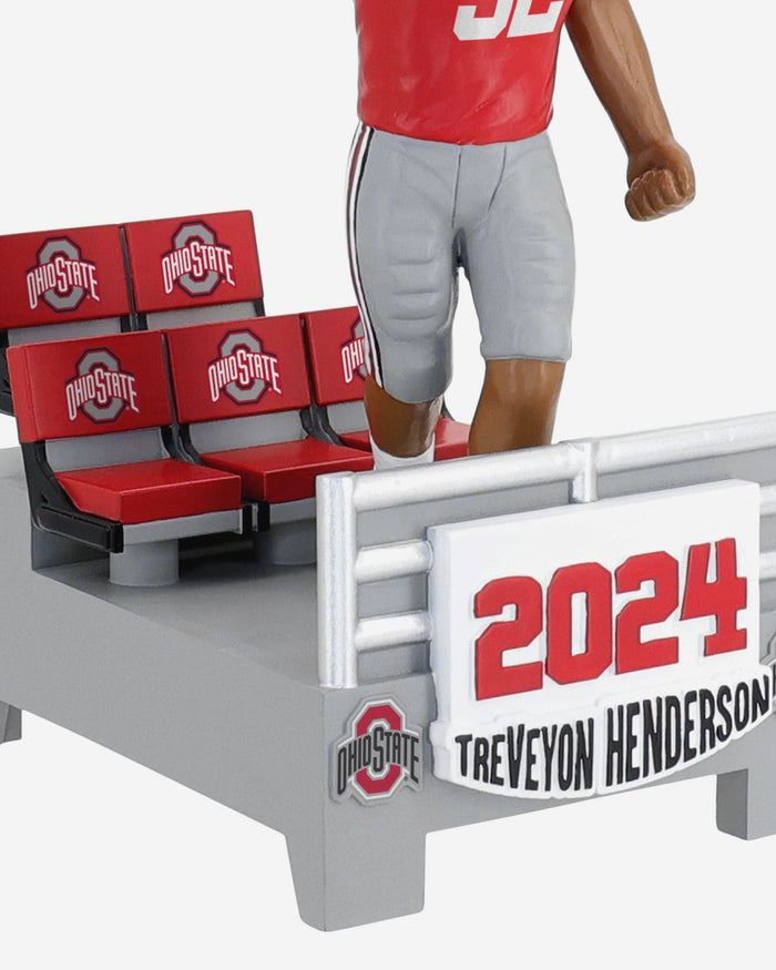 TreVeyon Henderson Ohio State Buckeyes 2024 Banner Bobblehead FOCO - FOCO.com