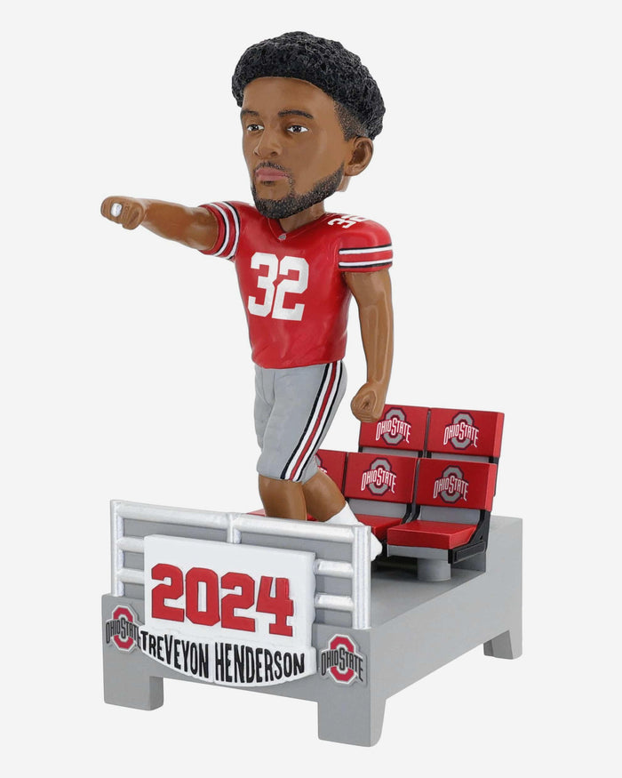 TreVeyon Henderson Ohio State Buckeyes 2024 Banner Bobblehead FOCO - FOCO.com