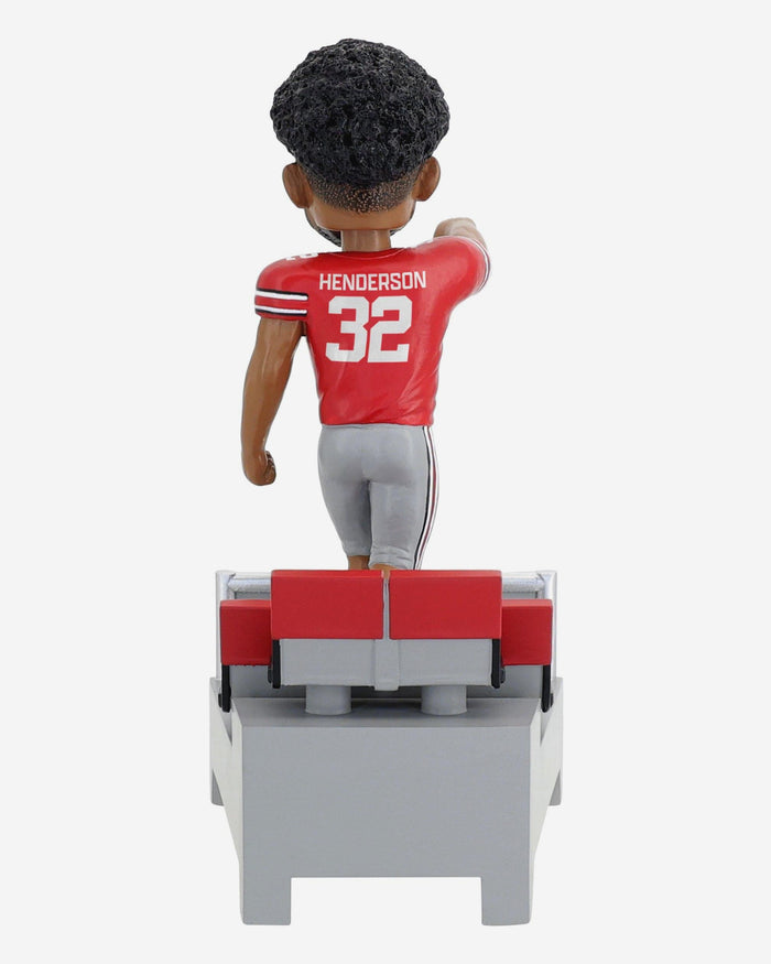 TreVeyon Henderson Ohio State Buckeyes 2024 Banner Bobblehead FOCO - FOCO.com
