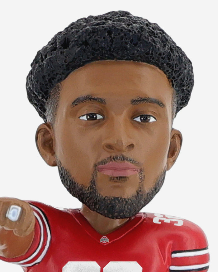 TreVeyon Henderson Ohio State Buckeyes 2024 Banner Bobblehead FOCO - FOCO.com