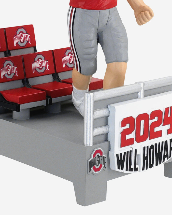 Will Howard Ohio State Buckeyes 2024 Banner Bobblehead FOCO - FOCO.com
