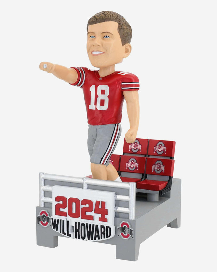 Will Howard Ohio State Buckeyes 2024 Banner Bobblehead FOCO - FOCO.com