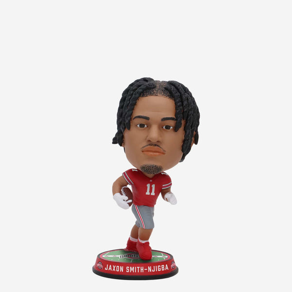 Jaxon Smith-Njigba Ohio State Buckeyes Field Stripe Mini Bighead