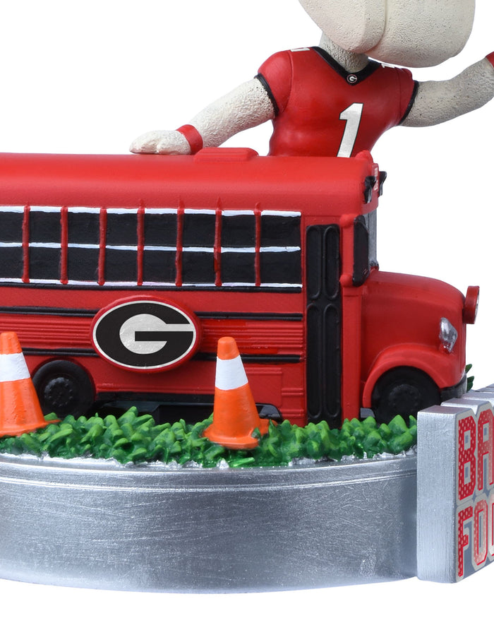 Hairy Dawg Georgia Bulldogs Back to Football Bus Mascot Mini Bobblehead