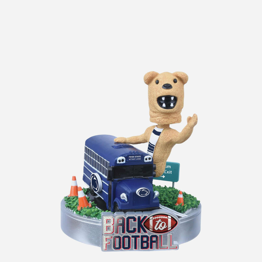 Nittany Lion Penn State Nittany Lions Back to Football Bus Mascot Mini Bobblehead FOCO - FOCO.com
