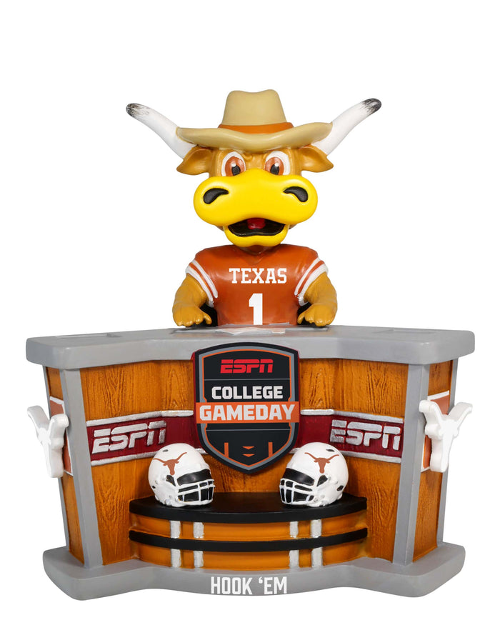 Hook 'Em Texas Longhorns ESPN College GameDay Mascot Bobblehead