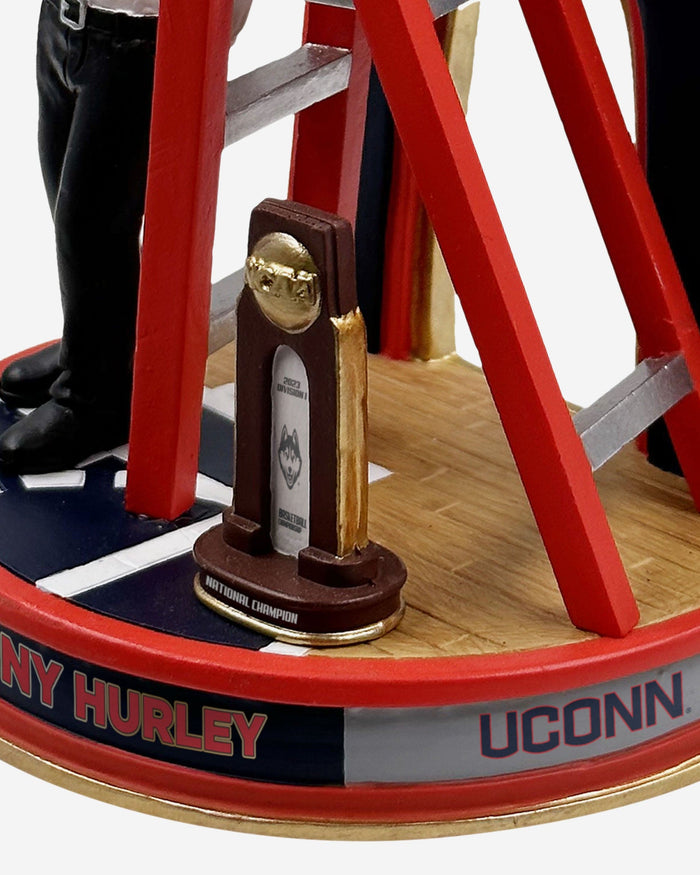 Danny Hurley UConn Huskies 2023 NCAA Men's Basketball National Champions Cutting the Net Mini Bobblehead Scene FOCO - FOCO.com