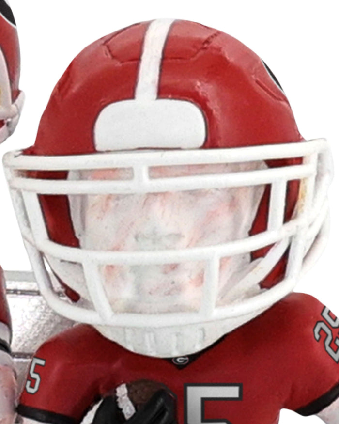 Georgia Bulldogs Football Uniform Timeline Mini Bobblehead Scene FOCO - FOCO.com