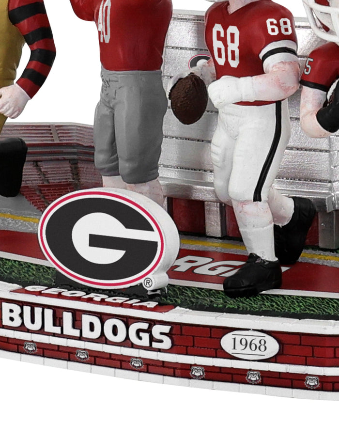 Georgia Bulldogs Football Uniform Timeline Mini Bobblehead Scene FOCO - FOCO.com