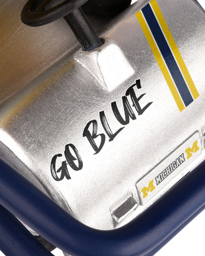 Michigan Wolverines Helmet Cart Mascot Bobblehead FOCO - FOCO.com