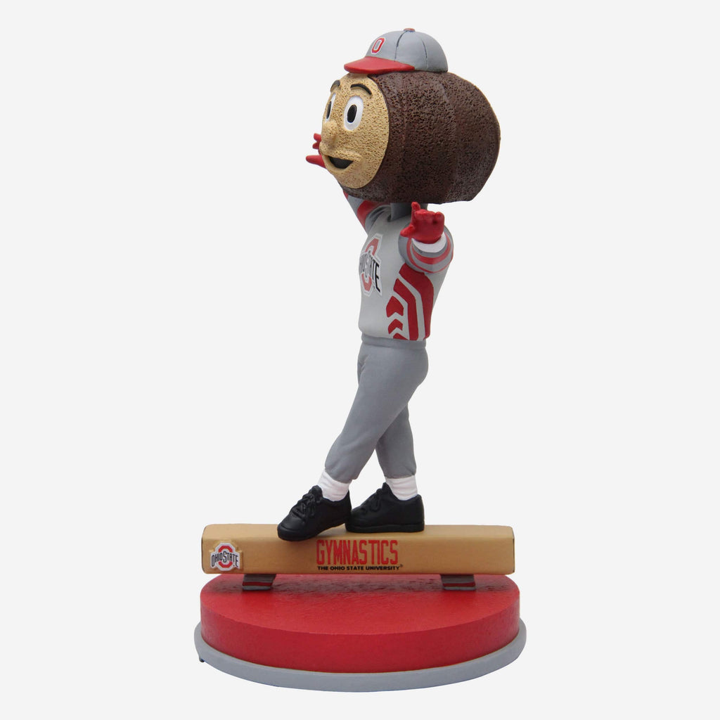 Brutus Buckeye Ohio State Buckeyes Gymnastics Mascot Bobblehead FOCO - FOCO.com