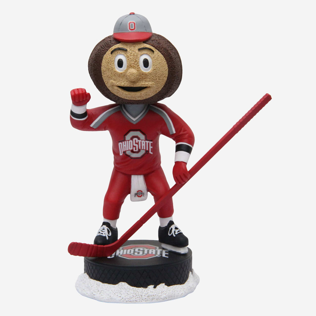 Brutus Buckeye Ohio State Buckeyes Ice Hockey Mascot Bobblehead FOCO - FOCO.com