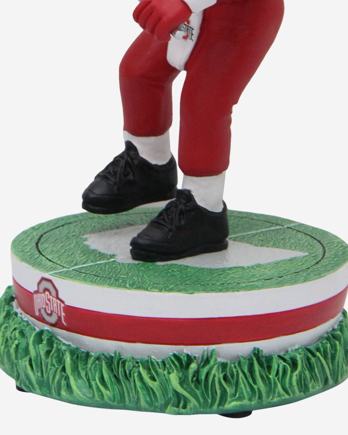 Brutus Buckeye Ohio State Buckeyes Lacrosse Mascot Bobblehead FOCO - FOCO.com