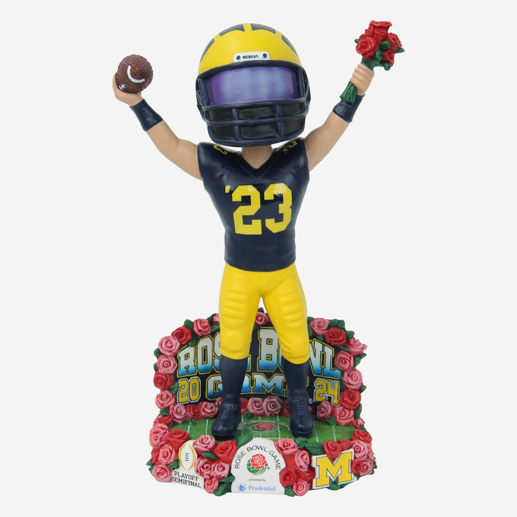 Michigan Wolverines 2024 College Football Playoff Rose Bowl Mascot Bobblehead FOCO - FOCO.com