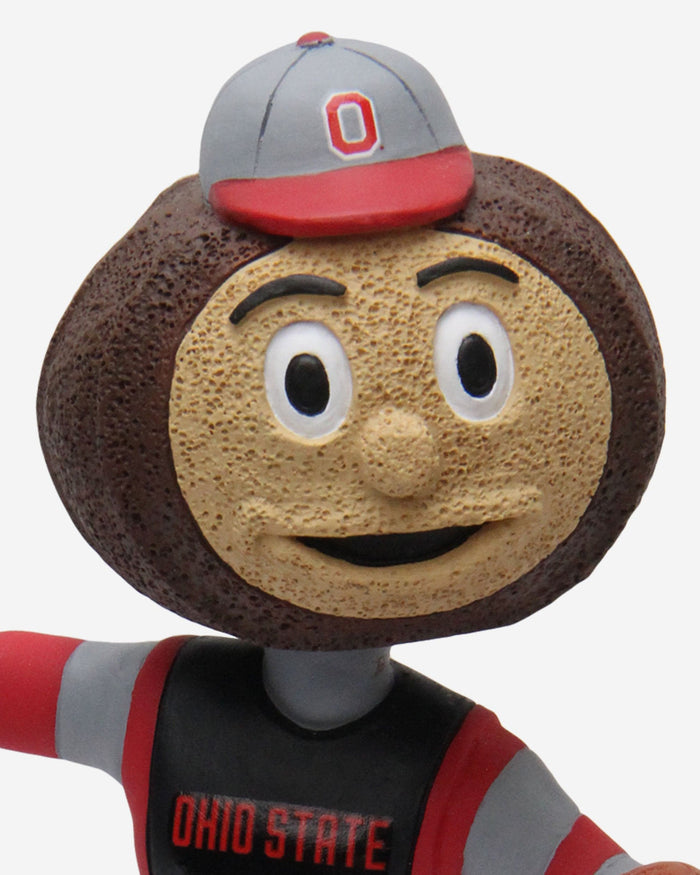 Brutus Buckeye Ohio State Buckeyes Softball Mascot Bobblehead FOCO - FOCO.com