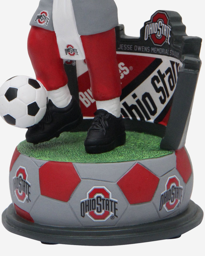 Brutus Buckeye Ohio State Buckeyes Soccer Mascot Bobblehead FOCO - FOCO.com