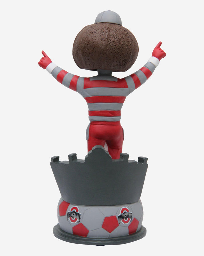Brutus Buckeye Ohio State Buckeyes Soccer Mascot Bobblehead FOCO - FOCO.com