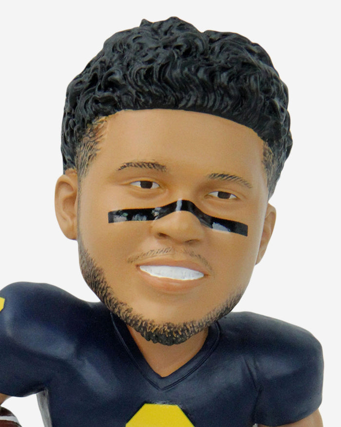 Blake Corum Michigan Wolverines 2023 Football Blue Uniform Student Athlete Bobblehead FOCO - FOCO.com