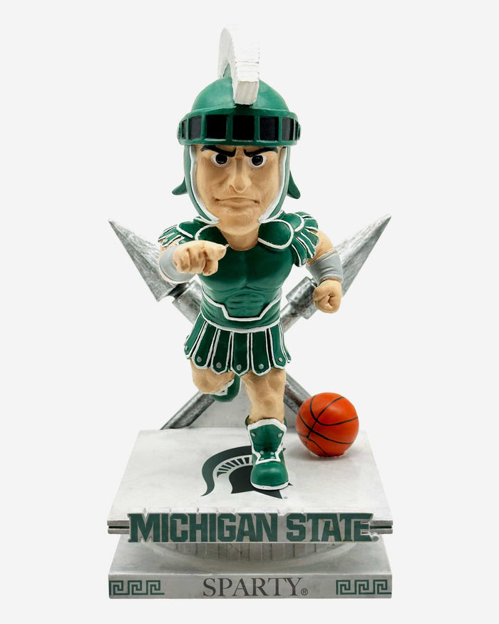 Sparty Michigan State Spartans Basketball Mascot Bobblehead FOCO - FOCO.com