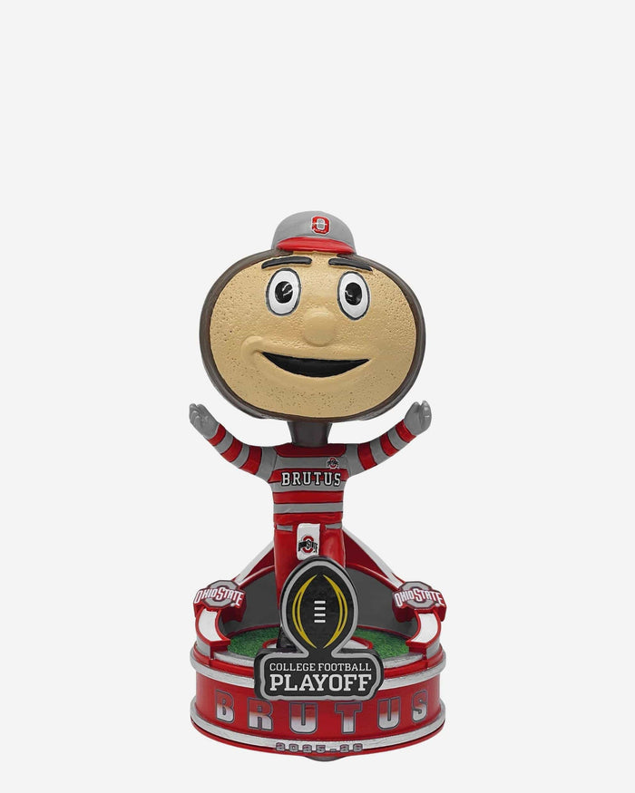 Brutus Buckeye Ohio State Buckeyes 2025 College Football Playoff Mascot Mini Bighead Bobblehead FOCO - FOCO.com