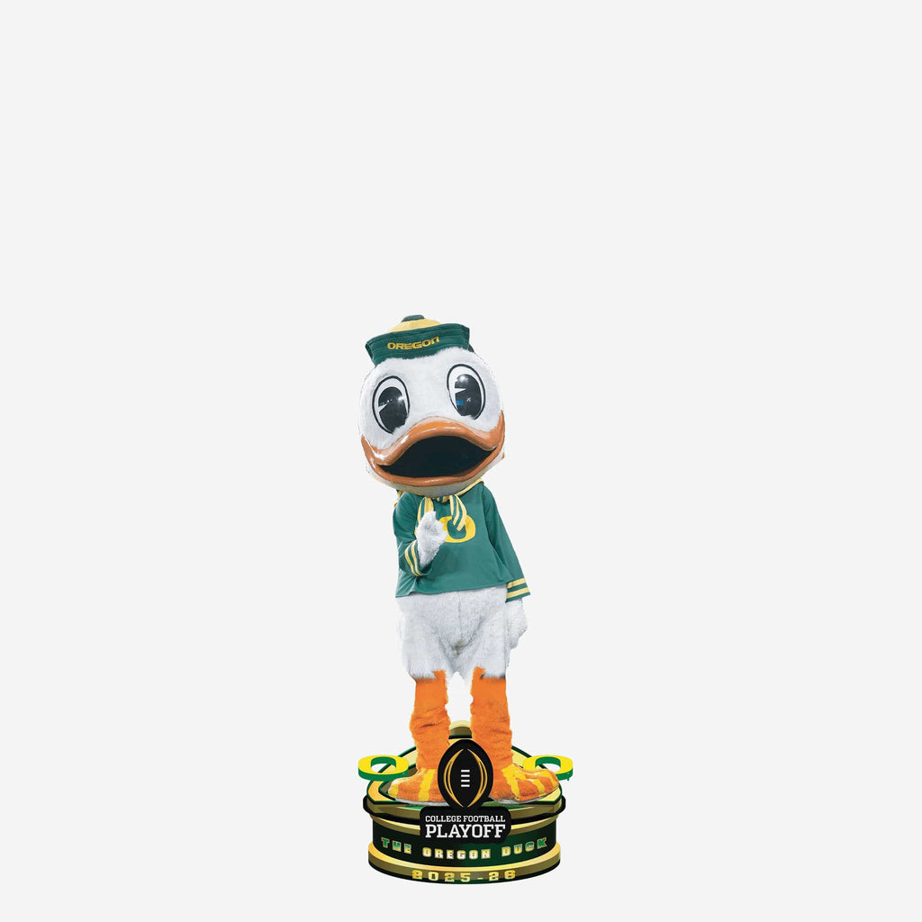 The Duck Oregon Ducks 2025 College Football Playoff Mascot Mini Bighead Bobblehead FOCO - FOCO.com