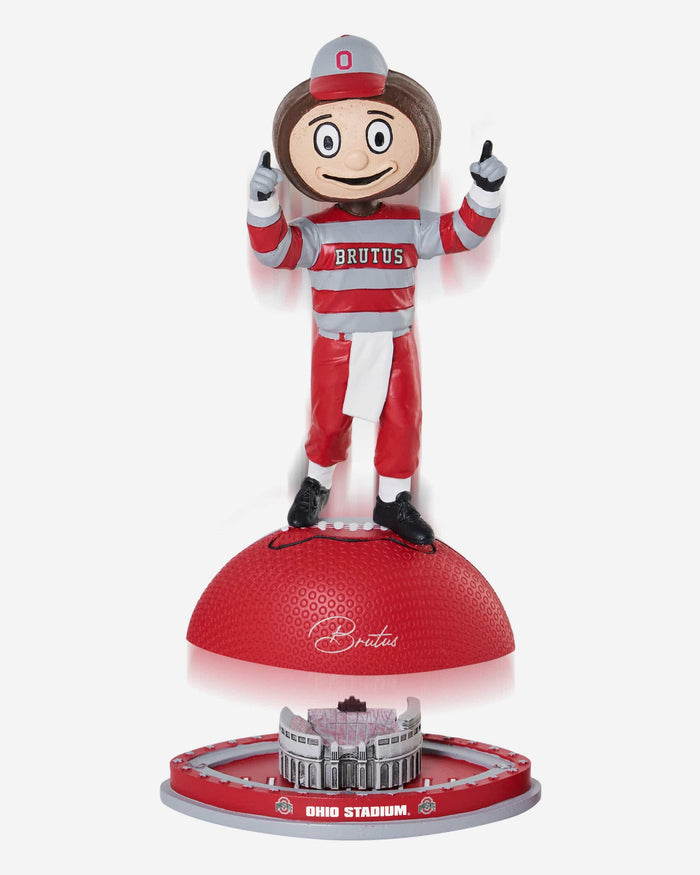 Brutus Buckeye Ohio State Buckeyes Magnetic Stadium Base Mascot Bobblehead FOCO - FOCO.com